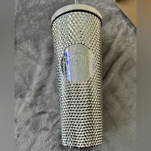 Starbucks Disneyland Venti Silver Studded Cup